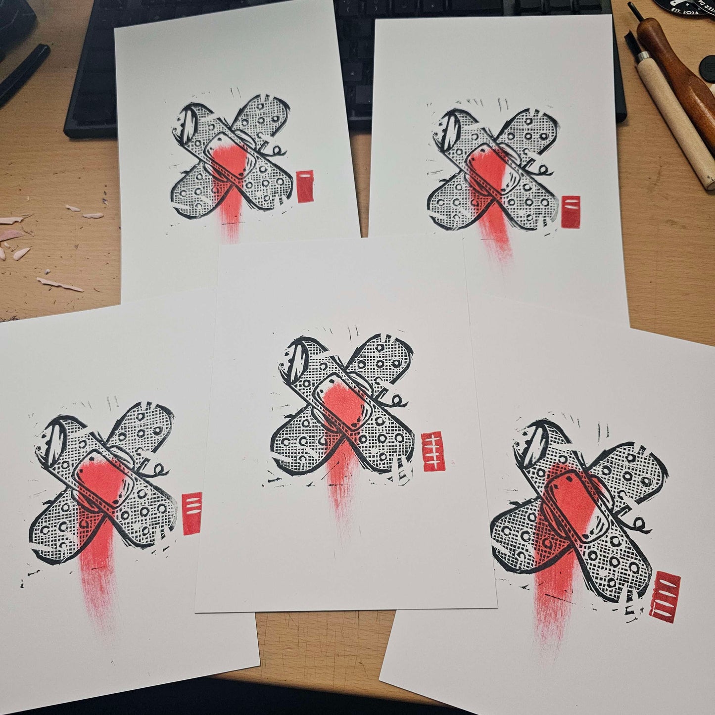 Trauma - Block Print - Limited Edition